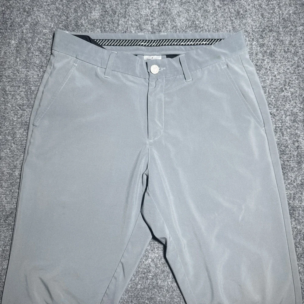 Primo Pants Men 31 Short Gray Golf Joggers Performance Stretch Ankle Zip 31x26
